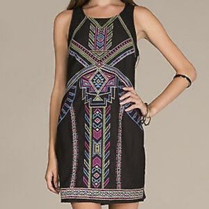 Anthropologie Flying Tomatoe Aztec pattern dress